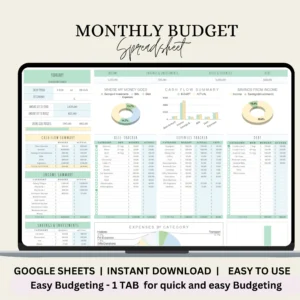 Yearly Budget Spreadsheet